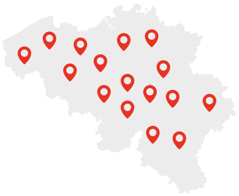 Nos points de vente en Belgique