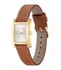 Montre BOSS BLACK LUCY Femme 1502741 Analogue Cadran MINERAL Argenté Bracelet Cuir Brun Boucle déployante Etanchéité 3BAR