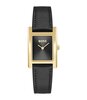 Montre BOSS BLACK LUCY Femme 1502742 Analogue Cadran MINERAL Noir Bracelet Cuir Noir Boucle déployante Etanchéité 3BAR