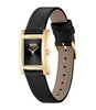 Montre BOSS BLACK LUCY Femme 1502742 Analogue Cadran MINERAL Noir Bracelet Cuir Noir Boucle déployante Etanchéité 3BAR