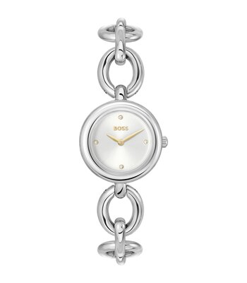 Montre BOSS BLACK LIVE Femme 1502791 Analogue Cadran MINERAL Argenté Bracelet Acier inoxydable Acier Etanchéité 3BAR