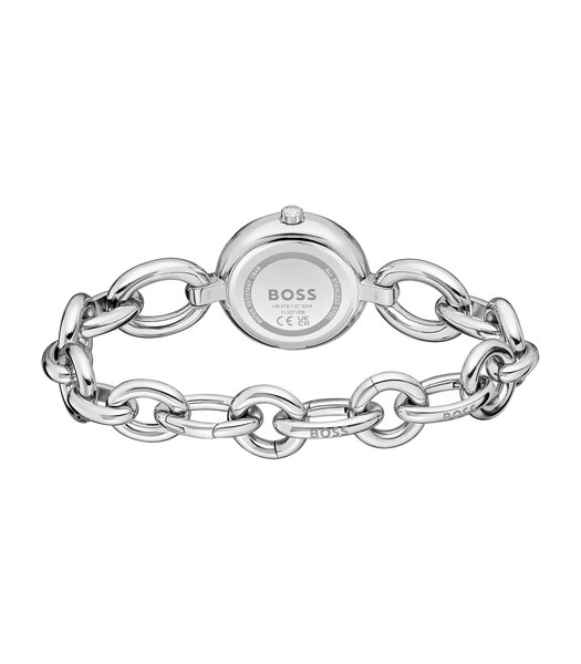Montre BOSS BLACK LIVE Femme 1502791 Analogue Cadran MINERAL Argenté Bracelet Acier inoxydable Acier Etanchéité 3BAR