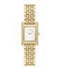 Montre BOSS BLACK LUCY PRECIOUS Femme 1502815 Analogue Cadran MINERAL Blanc Bracelet Acier Or jaune Etanchéité 3BAR