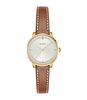 Montre BOSS BLACK LUCIA Femme 1502817 Analogue Cadran MINERAL Argenté Bracelet Cuir Brun Etanchéité 3BAR