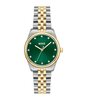 Montre BOSS BLACK GRACEFUL PRECIOUS Femme 1502834 Analogue Cadran MINERAL Vert Bracelet Acier inoxydable Acier / or jaune Etanchéité 3BAR