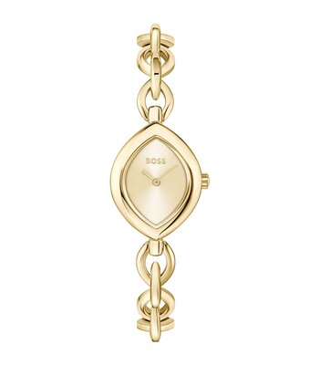 Montre BOSS BLACK FIORA Femme 1502839 Analogue Cadran MINERAL Or jaune Bracelet Acier Or jaune Etanchéité 3BAR
