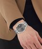Montre BOSS BLACK COMMISSIONER Homme 1513834 Analogique Cadran Minéral Gris Bracelet Acier inoxydable Acier Boucle déployante Etanchéité 3 ATM