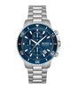 Horloge BOSS BLACK ADMIRAL Heren 1513907 Analoog Behuizing MINERAAL Blauw Bracelette Roestvrij staal Staal Boucle déployante Etanchéiteiten 10BAR