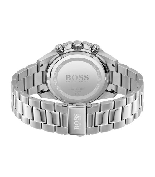 Horloge BOSS BLACK ADMIRAL Heren 1513907 Analoog Behuizing MINERAAL Blauw Bracelette Roestvrij staal Staal Boucle déployante Etanchéiteiten 10BAR