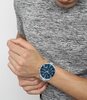 Horloge BOSS BLACK ADMIRAL Heren 1513907 Analoog Behuizing MINERAAL Blauw Bracelette Roestvrij staal Staal Boucle déployante Etanchéiteiten 10BAR