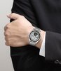 Montre BOSS BLACK SOPHIO AUTO Homme 1513945 Analogique Cadran Minéral Noir Bracelet Milanais Argenté Clip / clasp Etanchéité 5 ATM