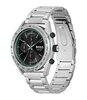 Montre BOSS BLACK CENTER COURT Homme 1514023 Analogue Cadran MINERAL Noir Bracelet Acier inoxydable Acier Boucle déployante Etanchéité 10BAR