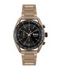 Montre BOSS BLACK CENTER COURT Homme 1514027 Analogue Cadran MINERAL Noir Bracelet Acier Or jaune Boucle déployante Etanchéité 10BAR