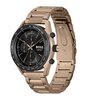 Montre BOSS BLACK CENTER COURT Homme 1514027 Analogue Cadran MINERAL Noir Bracelet Acier Or jaune Boucle déployante Etanchéité 10BAR