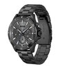 Montre BOSS BLACK TROPER Homme 1514058 Analogue Cadran MINERAL Gris Bracelet Acier Noir Boucle déployante Etanchéité 5BAR