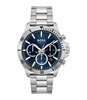 Montre BOSS BLACK TROPER Homme 1514069 Analogue Cadran MINERAL Bleu Bracelet Acier inoxydable Acier Boucle déployante Etanchéité 5BAR