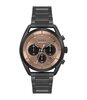 Montre BOSS BLACK TOP Homme 1514095 Analogue Cadran MINERAL Brun Bracelet Acier Noir Boucle déployante Etanchéité 10BAR