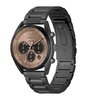 Montre BOSS BLACK TOP Homme 1514095 Analogue Cadran MINERAL Brun Bracelet Acier Noir Boucle déployante Etanchéité 10BAR