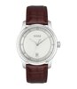 Montre BOSS BLACK PRINCIPLE Homme 1514114 Analogue Cadran MINERAL Argenté Bracelet Cuir Brun Boucle déployante Etanchéité 3BAR