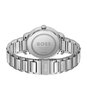 Montre BOSS BLACK DEAN Homme 1514132 Analogue Cadran MINERAL Bleu Bracelet Acier inoxydable Acier Boucle déployante Etanchéité 5BAR
