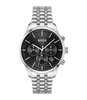 Horloge BOSS BLACK AVERY Heren 1514157 Analoog Behuizing MINERAAL Zwart Bracelette Roestvrij staal Staal Boucle déployante Etanchéiteiten 5BAR
