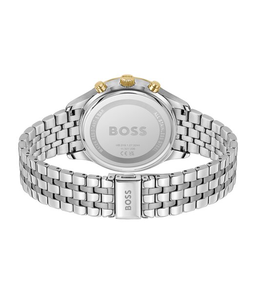 Horloge BOSS BLACK AVERY Heren 1514159 Analoog Behuizing MINERAAL Groen Bracelette Roestvrij staal Staal Boucle déployante Etanchéiteiten 5BAR