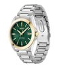 Montre BOSS BLACK STRIKE Homme 1514173 Analogue Cadran MINERAL Vert Bracelet Acier inoxydable Acier Etanchéité 5BAR