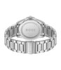 Montre BOSS BLACK STRIKE Homme 1514176 Analogue Cadran MINERAL Argenté Bracelet Acier inoxydable Acier Etanchéité 5BAR