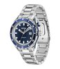 Montre BOSS BLACK BOSSMATIC Homme 1514177 Analogue Cadran MINERAL Bleu Bracelet Acier inoxydable Acier Etanchéité 10BAR