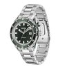 Montre BOSS BLACK BOSSMATIC Homme 1514178 Analogue Cadran MINERAL Vert Bracelet Acier inoxydable Acier Etanchéité 10BAR
