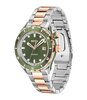 Montre BOSS BLACK BOSSMATIC Homme 1514181 Analogue Cadran MINERAL Vert Bracelet Acier inoxydable Acier / or rose Etanchéité 10BAR