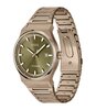 Montre BOSS BLACK CANDOR AUTOMATIC Homme 1514184 Analogue Cadran MINERAL Vert Bracelet Acier Or jaune Etanchéité 5BAR