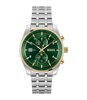 Montre BOSS BLACK SKYTRAVELLER Homme 1514195 Analogue Cadran MINERAL Vert Bracelet Acier inoxydable Acier Etanchéité 5BAR