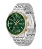 Montre BOSS BLACK SKYTRAVELLER Homme 1514195 Analogue Cadran MINERAL Vert Bracelet Acier inoxydable Acier Etanchéité 5BAR