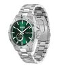 Montre BOSS BLACK TROPER AUTOMATIC Homme 1514200 Analogue Cadran MINERAL Vert Bracelet Acier inoxydable Acier Etanchéité 10BAR