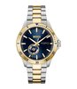 Montre BOSS BLACK TROPER AUTOMATIC Homme 1514201 Analogue Cadran MINERAL Bleu Bracelet Acier inoxydable Acier / or jaune Etanchéité 10BAR