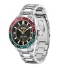 Montre BOSS BLACK RUNNER 3H Homme 1514210 Analogue Cadran MINERAL Noir Bracelet Acier inoxydable Acier Etanchéité 5BAR
