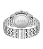 Montre BOSS BLACK SKYTRAVELLER Homme 1514216 Analogue Cadran MINERAL Bleu Bracelet Acier inoxydable Acier Etanchéité 5BAR
