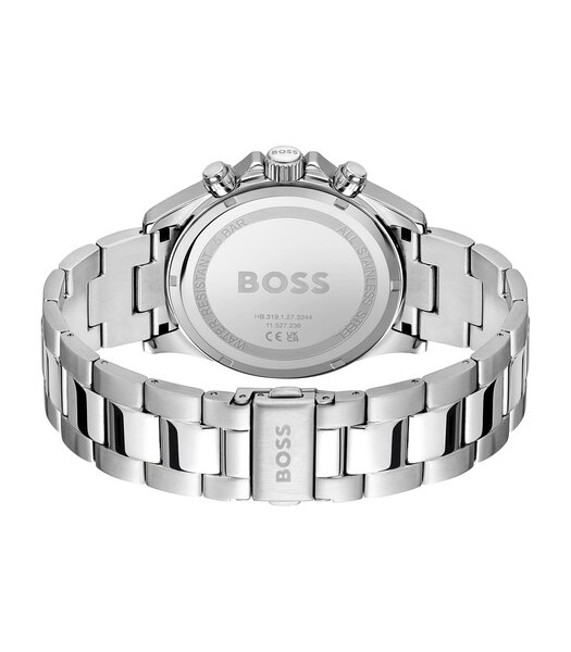 Montre BOSS BLACK HERO Homme 1514217 Analogue Cadran MINERAL Vert Bracelet Acier inoxydable Acier Etanchéité 5BAR