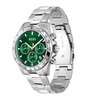 Montre BOSS BLACK HERO Homme 1514217 Analogue Cadran MINERAL Vert Bracelet Acier inoxydable Acier Etanchéité 5BAR