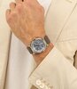 Montre BOSS BLACK CANDOR CHRONO Homme 1514219 Analogue Cadran MINERAL Bleu Bracelet Cuir Brun Etanchéité 5BAR
