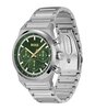 Montre BOSS BLACK CANDOR CHRONO Homme 1514220 Analogue Cadran MINERAL Vert Bracelet Acier inoxydable Acier Etanchéité 5BAR