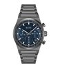 Montre BOSS BLACK CANDOR CHRONO Homme 1514223 Analogue Cadran MINERAL Bleu Bracelet Acier Gris Etanchéité 5BAR