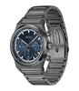 Montre BOSS BLACK CANDOR CHRONO Homme 1514223 Analogue Cadran MINERAL Bleu Bracelet Acier Gris Etanchéité 5BAR