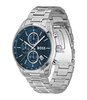 Montre BOSS BLACK GRAND PRIX 44 Homme 1514226 Analogue Cadran MINERAL Bleu Bracelet Acier inoxydable Acier Etanchéité 5BAR