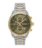 Montre BOSS BLACK GRAND PRIX 44 Homme 1514227 Analogue Cadran MINERAL Vert Bracelet Acier inoxydable Acier / or jaune Etanchéité 5BAR