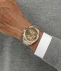 Montre BOSS BLACK GRAND PRIX 44 Homme 1514227 Analogue Cadran MINERAL Vert Bracelet Acier inoxydable Acier / or jaune Etanchéité 5BAR