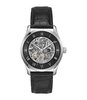 Montre BOSS BLACK PRINCIPLE SKELETON Homme 1514234 Analogue Cadran MINERAL Noir Bracelet Cuir Noir Etanchéité 5BAR