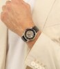 Montre BOSS BLACK PRINCIPLE SKELETON Homme 1514234 Analogue Cadran MINERAL Noir Bracelet Cuir Noir Etanchéité 5BAR