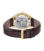 Montre BOSS BLACK PRINCIPLE SKELETON Homme 1514235 Analogue Cadran MINERAL Gris Bracelet Cuir Brun Etanchéité 5BAR